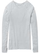 Athleta Power-down Primaloft Pullover Top - Silver Shimmer