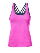 Athleta Womens Fully Focused Support Top Size L - Fuschia Leaders