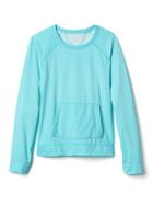 Athleta Summer Shade Rashguard Size L/12 - Aqua Pools