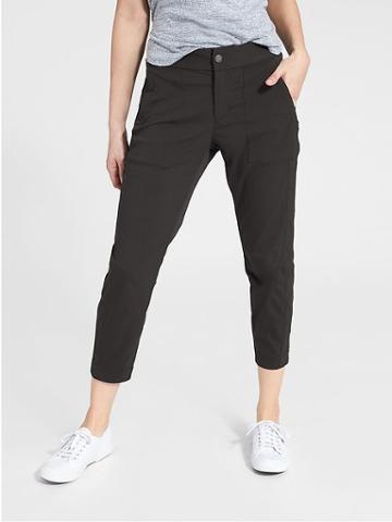 Athleta Womens Trekkie Crop Black Size 6