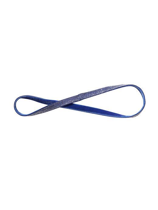 Athleta Womens Thin Sparkle Headband Size One Size - Rain Blue