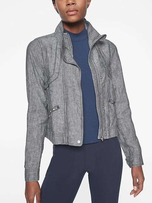Athleta Womens Sahara Jacket Flint Grey Size Xs