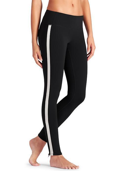Athleta Womens Tux Chaturanga Tight Size L Tall - Black