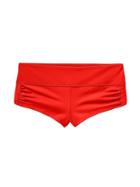 Athleta Womens Shirred Short Size L - Saffron Red