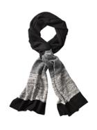 Athleta Womens Ombre Scarf Black Size One Size