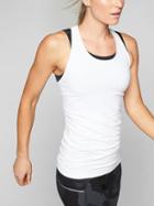 Athleta Womens Speedlight Tank Size L - Bright White