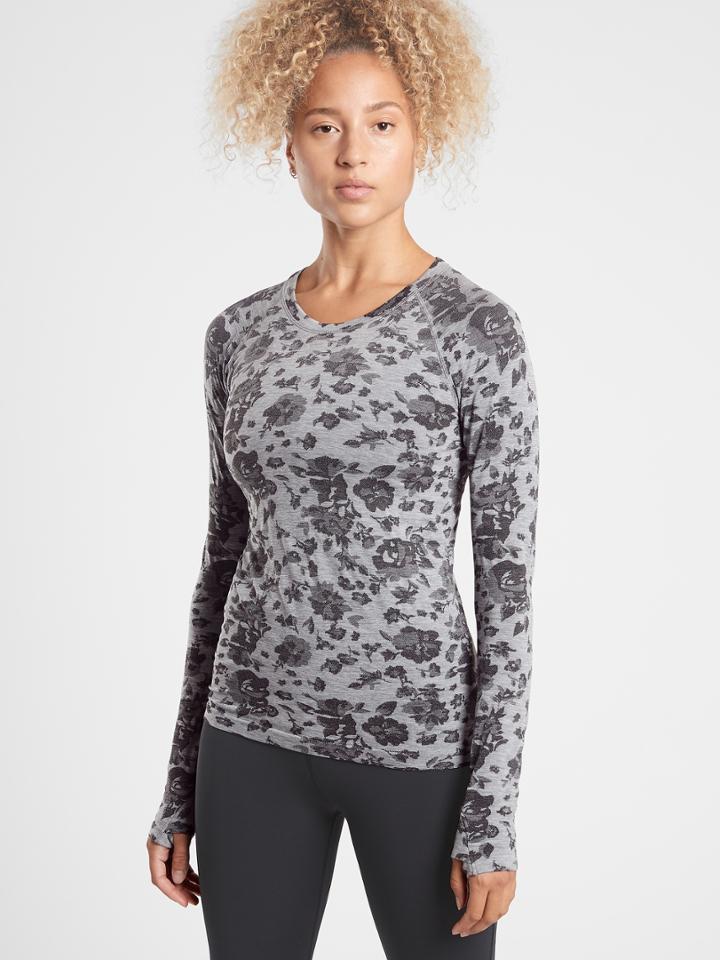 Momentum Top Spacedye Floral