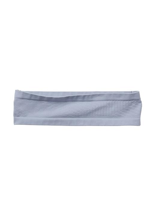 Athleta Womens Mixed Mesh Headband Blustery Blue Size One Size