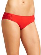 Athleta Womens Shirred Bottom Size L - Saffron Red