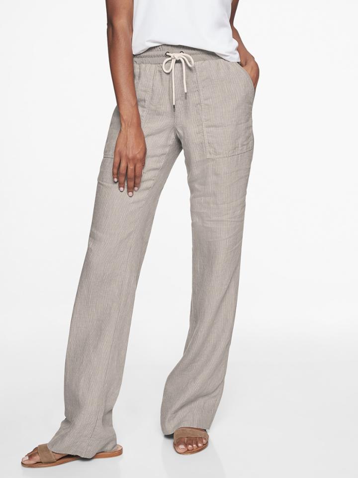 Stripe Bali Linen Trouser