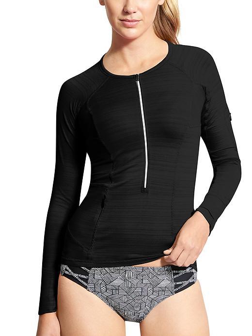Athleta Womens Pacifica Upf Top 3.0 Size L Tall - Black