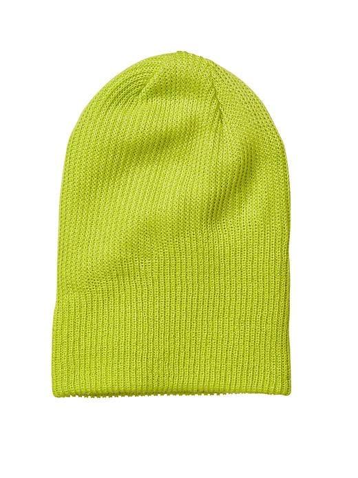 Athleta Womens Trouble Beanie Lime Size One Size