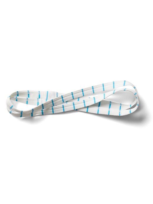 Athleta Double Trouble Headband Size One Size - White Stripe