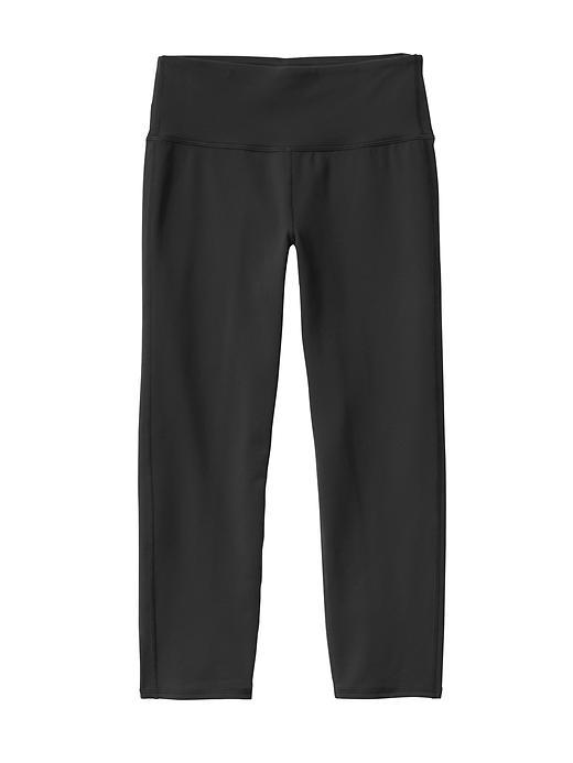 Athleta Womens High Rise Chaturanga Capri Size L - Black