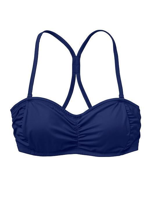 Athleta Womens Bandeau Bikini Size 32b/c - Dress Blue