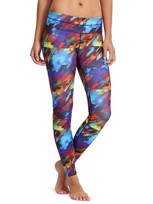 Athleta Womens Colorburst Sonar Tight Multi Size Xs