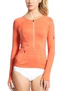 Athleta Womens Pacifica Upf Top 3.0 Size L Tall - Sunset Glow