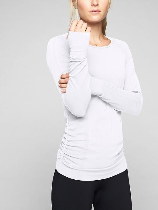 Athleta Womens Speedlight Top Size L - Bright White