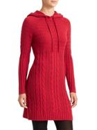 Athleta Womens Coldspell Sweater Dress Size L - Claret