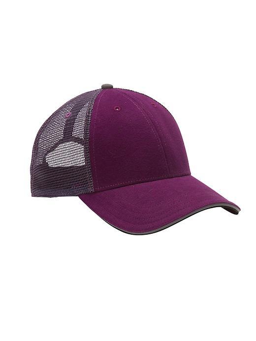 Athleta Womens Heather Trucker Cap Size One Size - Plum