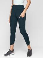 Athleta Womens Up For Anything Capri Constellation Blue Size S