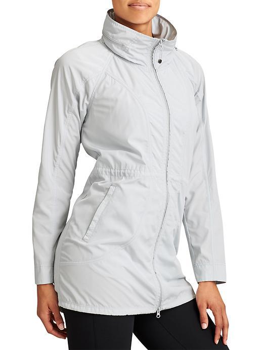 Athleta Womens Drippity Jacket Size 1x Plus - Fog Grey