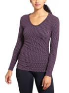 Athleta Womens Dottie Pure Top Size L - Wild Raisin