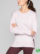 Athleta Womens Coaster Luxe Sweatshirt Size M - Soft Lilac