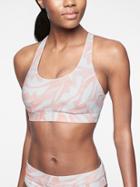 Athleta Womens South Beach Scoop Bikini Top Pink Quartz Size 40b/c