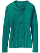 Athleta Womens Pacifica Upf Shirt Size Xl - Emerald Green