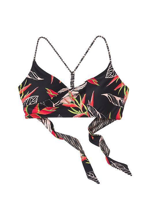 Athleta Womens Hana Reversible Wrap Bikini Size L - Black