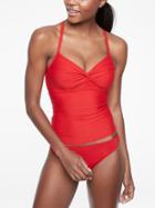 Athleta Womens Twister Tankini Radiant Red Size 32d/dd