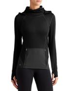 Athleta Womens Plush Tech Hoodie 3.0 Size L Tall - Black