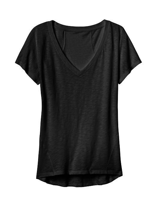 Athleta Womens Daily Tee 2.0 Size L Tall - Black