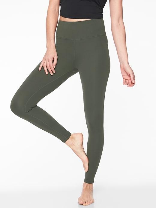 Athleta Womens Elation Tight Arbor Olive Size Xl