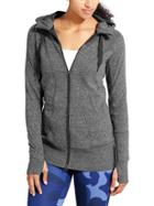 Athleta Womens Cya Strength Hoodie 2 Size 1x Plus - Charcoal Heather Space Dye