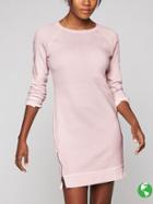 Athleta Womens Eco Wash Side Zip Dress Size M Tall - Soft Lilac