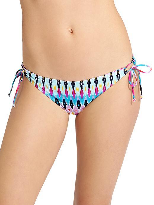 Athleta Womens Boscabell Notsostring Bottom Size L - Multi Ikat