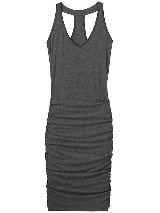 Athleta Womens Tee Racerback Dress Size Xl - Charcoal Heather