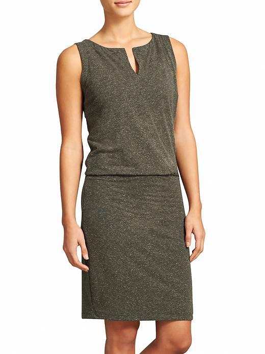 Athleta Womens Vida Dress Size L - Forest Green Heather