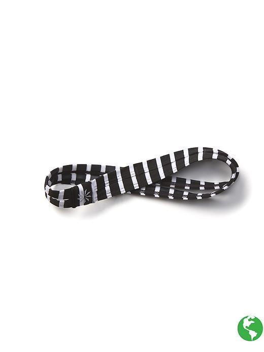 Athleta Womens Double Trouble Headband Size One Size - Black/white Stripe