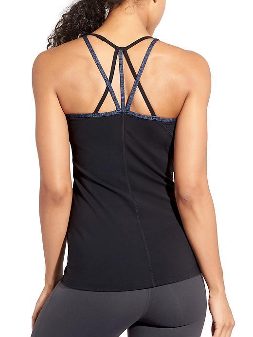 Athleta Womens Jacquard Empowerment 2 Tank Size L - Black