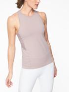 Athleta Womens Caliber Tank Soft Lilac/ Bright White Size Xs