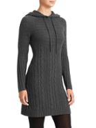 Athleta Womens Coldspell Sweater Dress Size L - Charcoal Heather