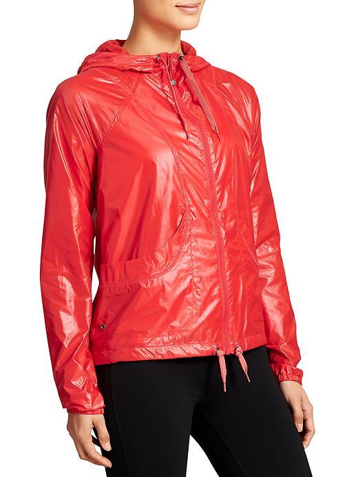 Athleta Womens Indio Anorak Size L - Fire Red