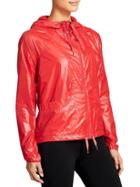Athleta Womens Indio Anorak Size L - Fire Red