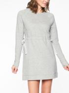 Athleta Womens Studio Cinch Dress Grey Heather Size S