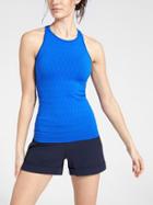 Athleta Womens Textured Renew Racerback Tank Size M - Bristol Blue