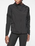 Athleta Womens Open Road Jacket Black Size M