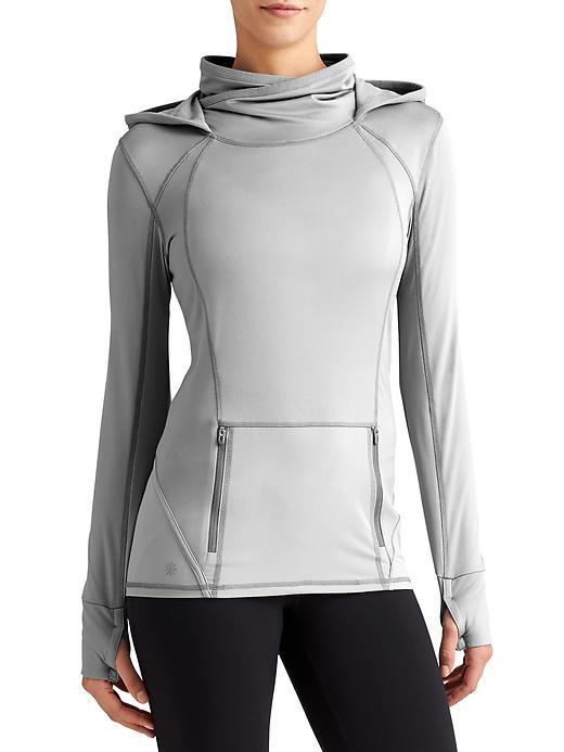 Athleta Womens Plush Tech Hoodie 3.0 Size L Tall - Slate Grey